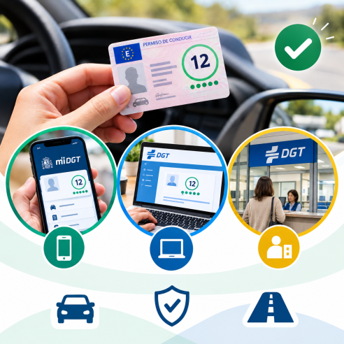 ¿Cuántos puntos tengo en el carnet de conducir? Formas de consultarlo