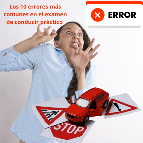 Los  10  errores  más  comunes  en  el  examen  de  conducir  práctico  y... ¡Cómo  no  caer  en  ellos!